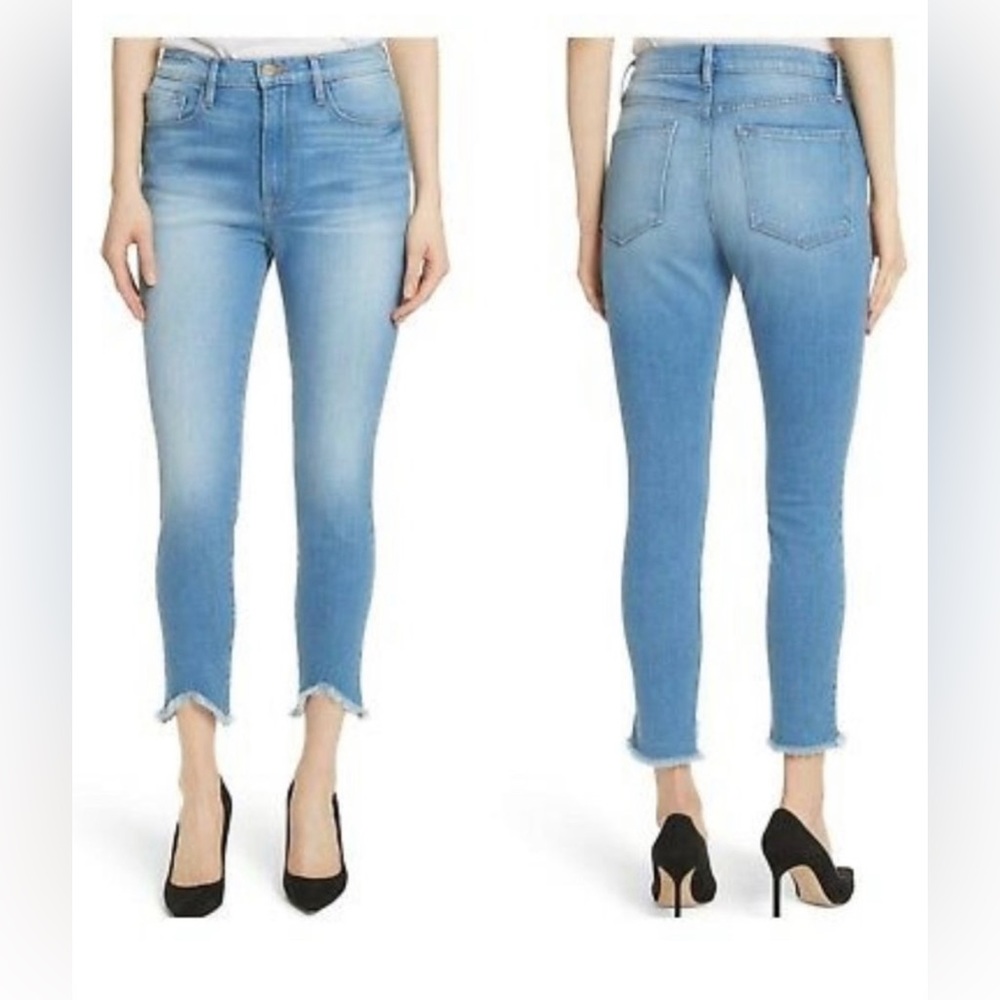 Ali high rise cigarette skinny jeans - FRAME